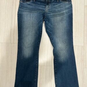 Isabel Maternity Women's side panel stretch blue Jeans- size 12/31R